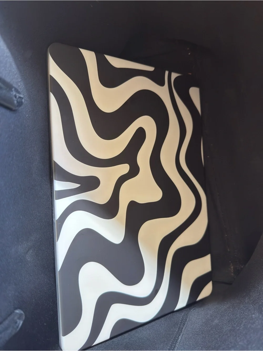Victoria's Secret Black Pebbled Tote Bag with Gold Logo